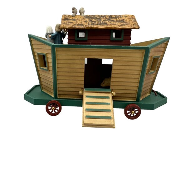 Hallmark Keepsake Ornament Noah's Ark Three Piece Set Special Edition Handcrafte - Picture 6 of 13